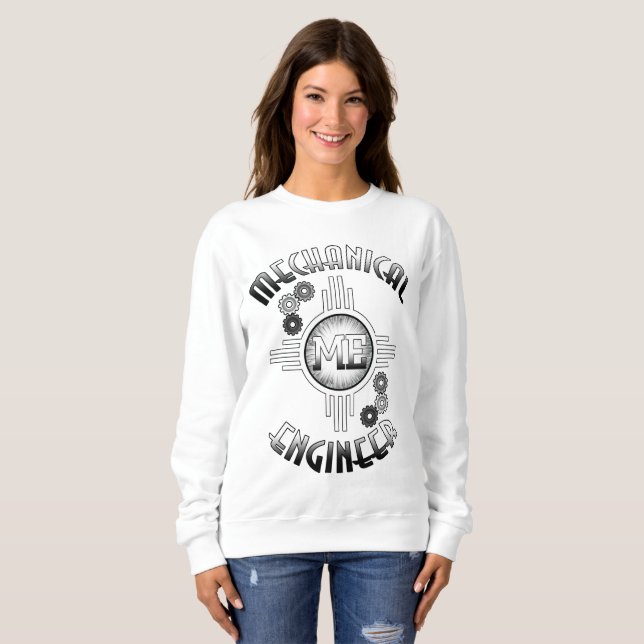 Mechanical Engineer Gears Sweatshirt (Front Full)