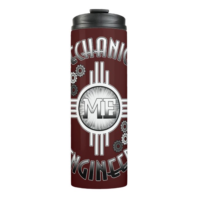 Mechanical Engineer Gears Thermal Tumbler (Front)