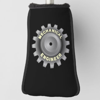 Mechanical Engineer Gray Gear Golf Head Cover