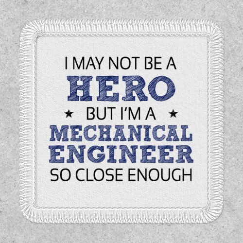 Mechanical Engineer Humor Novelty Patch