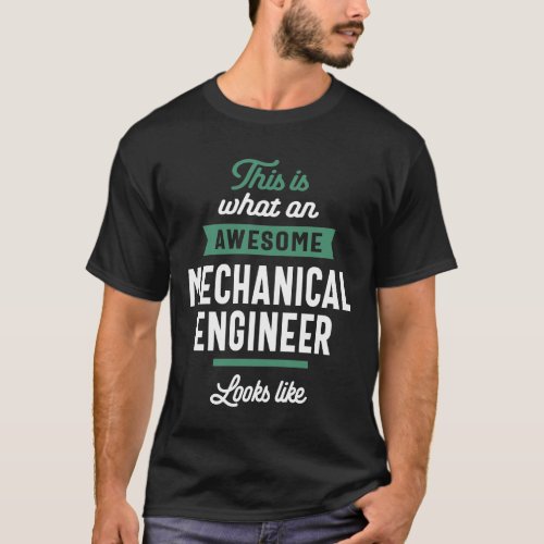 Mechanical Engineer Job Title Gift T_Shirt