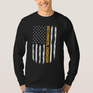 Mechanical Engineer Positive Carrer Vintage Americ T-Shirt