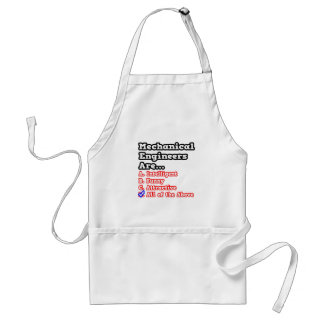 Mechanical Engineer Quiz...Joke Adult Apron
