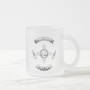 Mechanical Engineer Retro Frosted Glass Coffee Mug