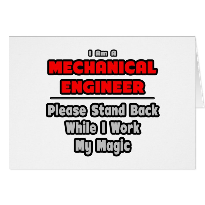 Mechanical EngineerWork My Magic Cards