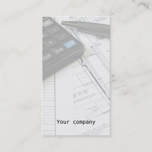 Customizable "Mechanical Engineering" business card