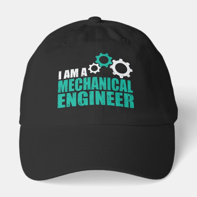 Mechanical Engineering Funny Engineer Hat (Front)