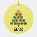 Mechanical Gear Christmas Tree Ceramic Ornament