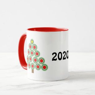 Mechanical Gear Christmas Tree Mug