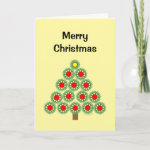 Mechanical Gear Tree Christmas Card