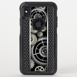 Mechanical Gears Engineer Theme OtterBox Commuter iPhone XS Max Case
