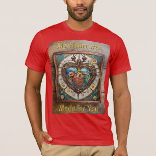 Mechanical Heart Anatomical Steampunk Series T-Shirt