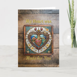 Mechanical Heart Anatomical Steampunk Series Thank You Card
