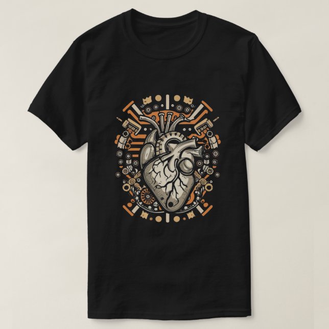 Mechanical Heart T-Shirt (Design Front)