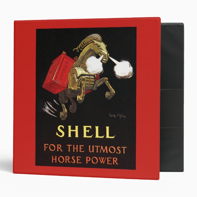 Mechanical Horse with Shell Oil Binder (Front/Inside)
