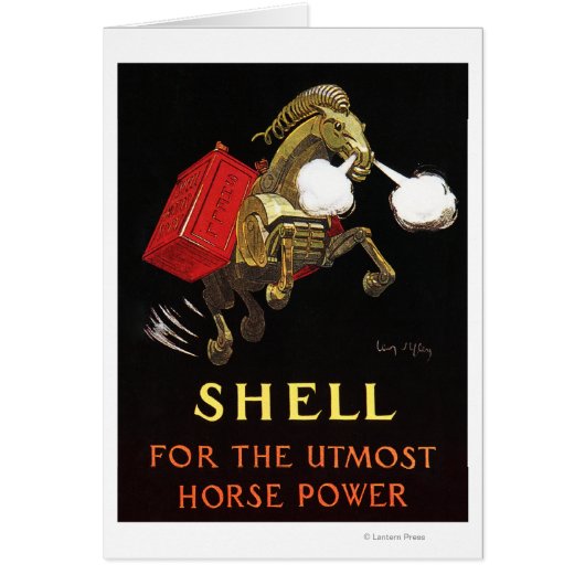 Mechanical Horse with Shell Oil Cards (Front)