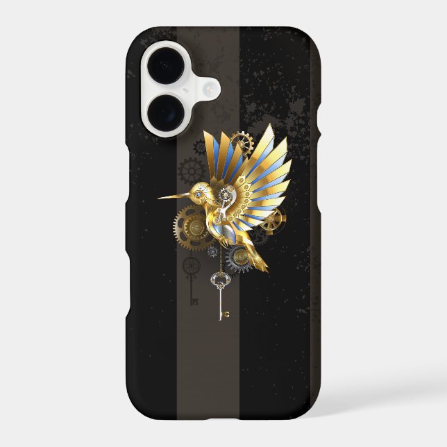 Mechanical Hummingbird Iphone Case (Back)