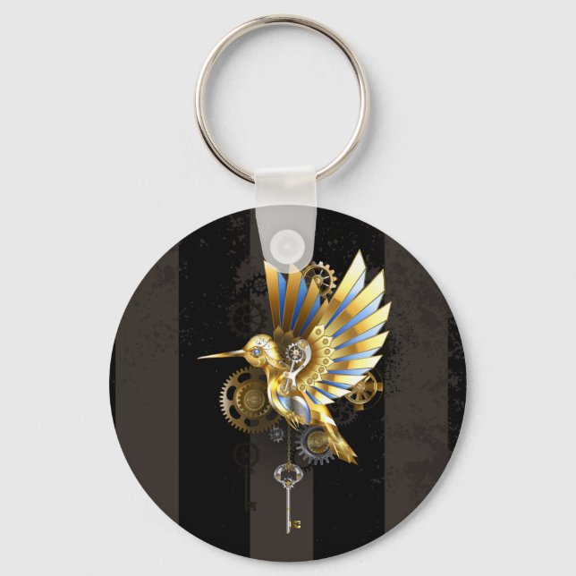 Mechanical Hummingbird Keychain (Front)