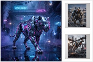 Mechanical Industrial Animals Collection