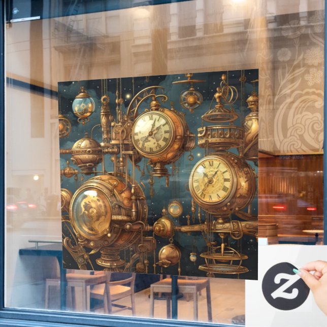 Mechanical Marvels Window Cling (Cafe Window)