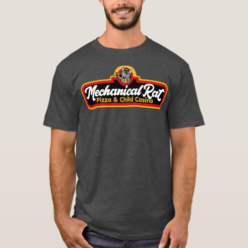 Mechanical Rat Pizza Child Casino T_Shirt