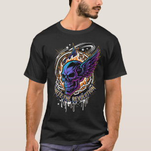 Mechanical Resurrection Shirt Cyberpunk Skull 
