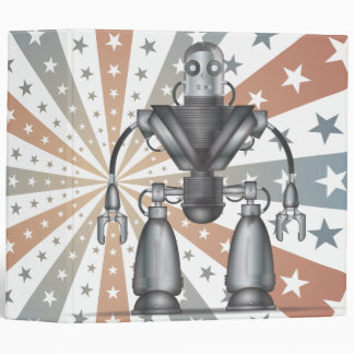 Mechanical Robot Cartoon Binder