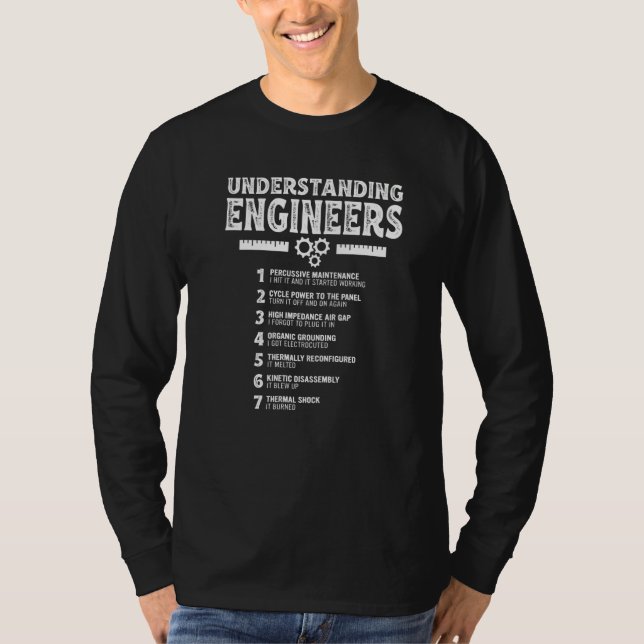 Mechanical Sarcastic Engineering  Understanding En T-Shirt (Front)