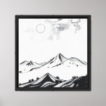 Mechanical Skies – Nature Meets Imagination by Son Canvas Print