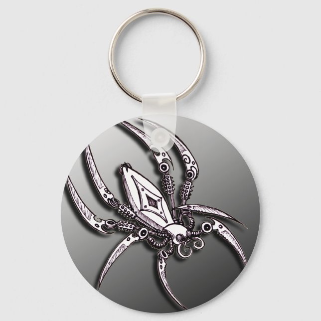Mechanical Spider Keychain (Front)