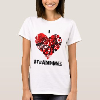 Mechanical Steampunk Heart T-shirt by GermanEmpire at Zazzle