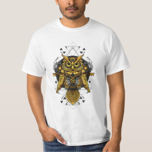 Mechanical Steampunk Owl T-Shirt