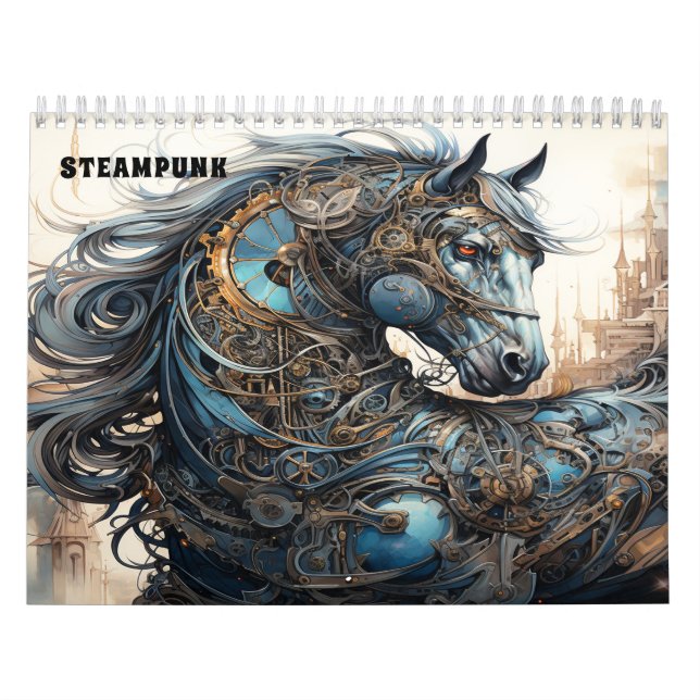 Mechanical Steampunk Style  Calendar (Cover)