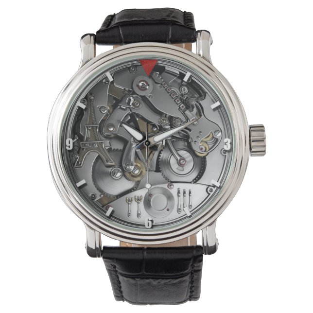 Mechanical Style Cycling Music Watch (Front)