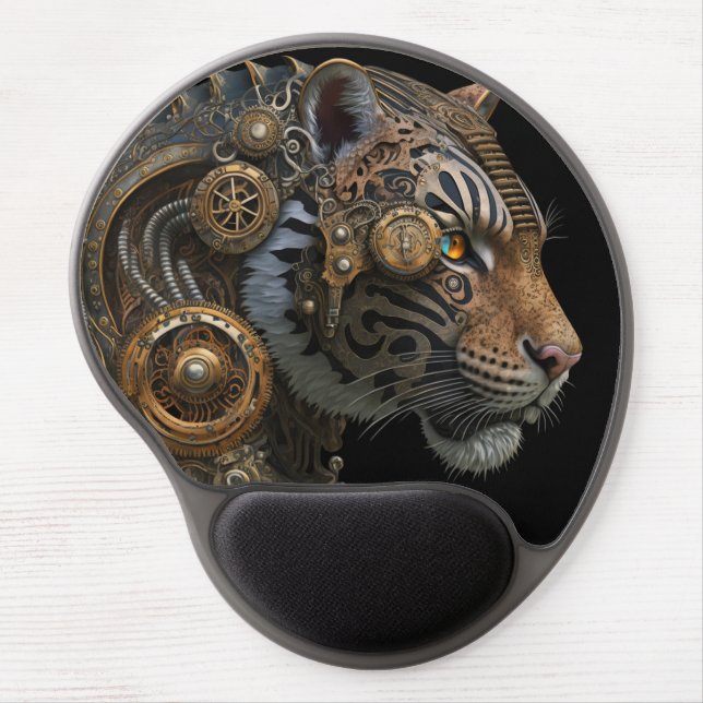 Mechanical Tiger Gel Mouse Pad (Front)