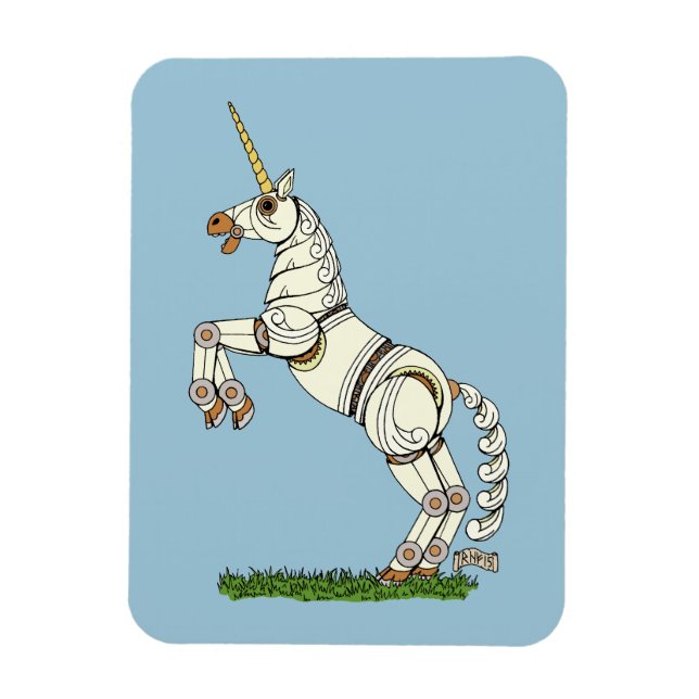 Mechanical Unicorn Magnet (Vertical)