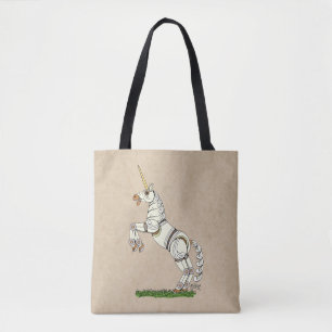 Mechanical Unicorn Tote Bag