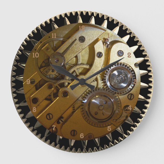 Mechanical Watch Multi-Gear Clock (Front)