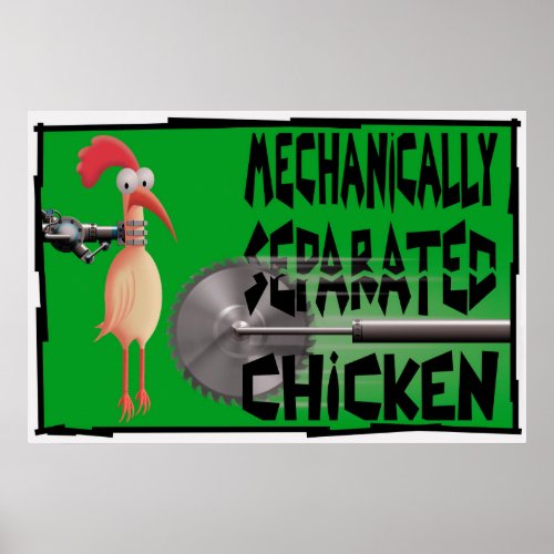 Mechanically Separated Chicken Poster