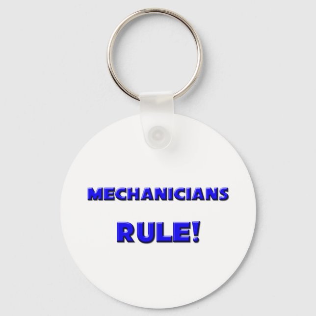 Mechanicians Rule! Keychain (Front)