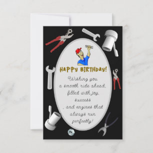 Mechanic's birthday  card