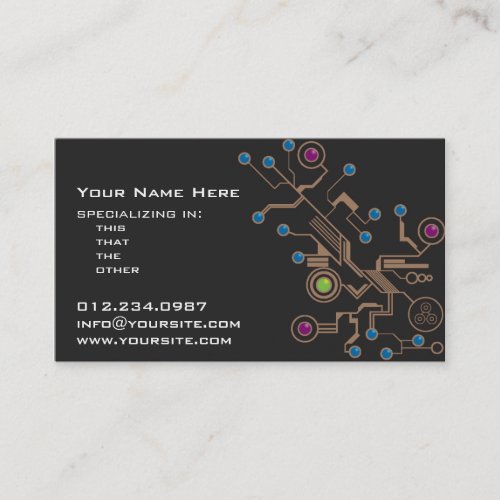 Mechanics Business Cards
