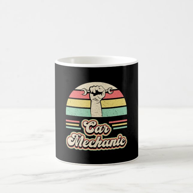 Mechanics Car Mechanic Engine Car Funny Gift Idea Coffee Mug (Center)