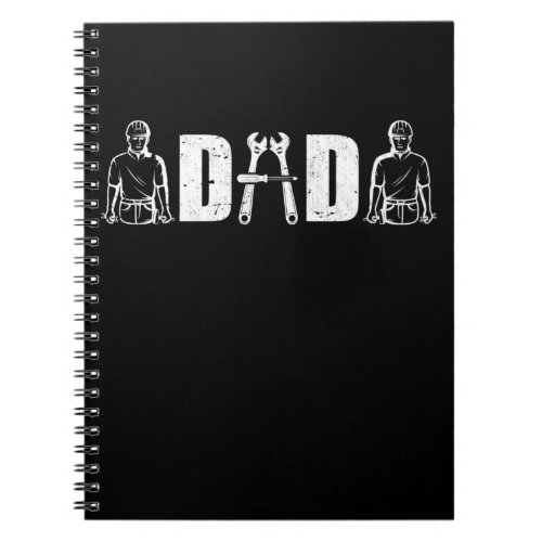 Mechanics Dad Electrician Husband Handyman Notebook