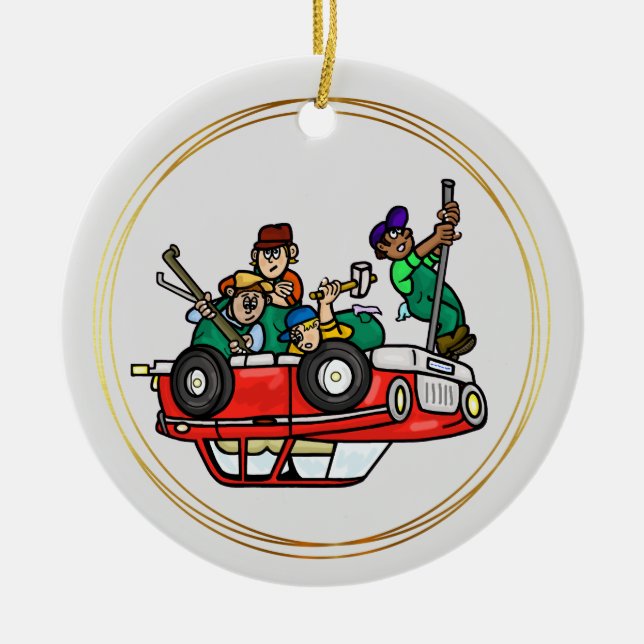 Mechanics Day Ornament (Front)