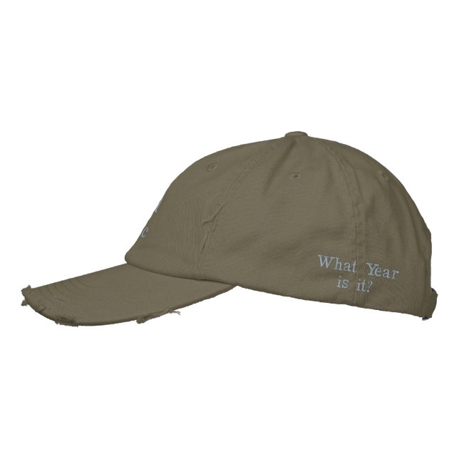 Mechanic's Fun Embroidered Baseball Cap (Left)