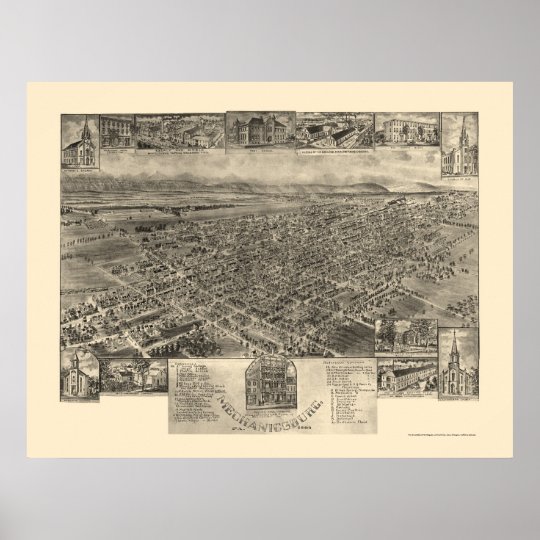 Mechanicsburg Pa Panoramic Map 1903 Poster Rf79fc8cc4a8449a499fad902eacb7aa1 A6p8z 8byvr 540 