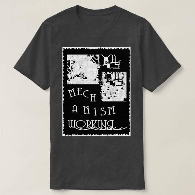 mechanism of working T-Shirt (Design Front)