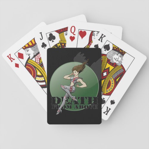 MechCorps Death From Above logoed Playing Cards