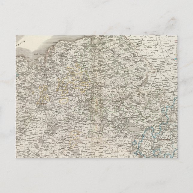 Mecklenburg-Schwerin, Mecklenburg-Strelitz Postcard (Front)